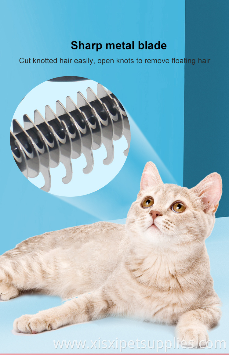 Factory Wholesale LOW MOQ Pet Grooming Comb Pet Dog Dematting Comb